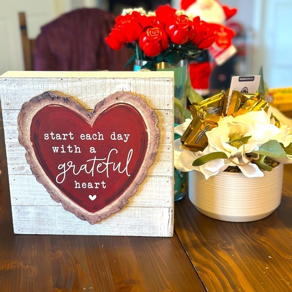 Valentine Wooden Sign